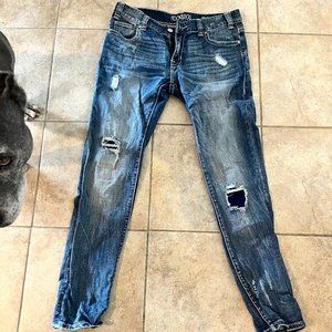 Rock & Roll Denim Boyfriend Skinny Jeans - Like New!